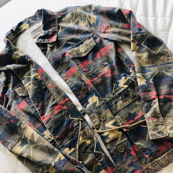 UO Lightweight Printed Utility Jacket - Picture 4 of 7